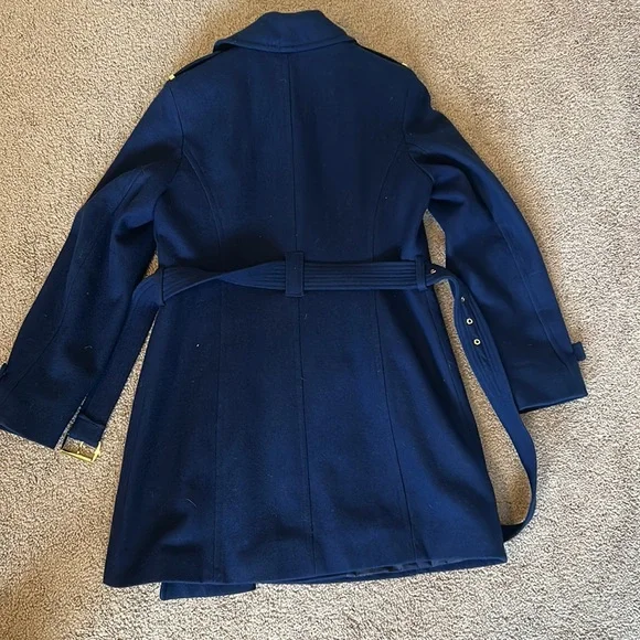 Michael Kors Navy pea coat - Picture 10 of 11